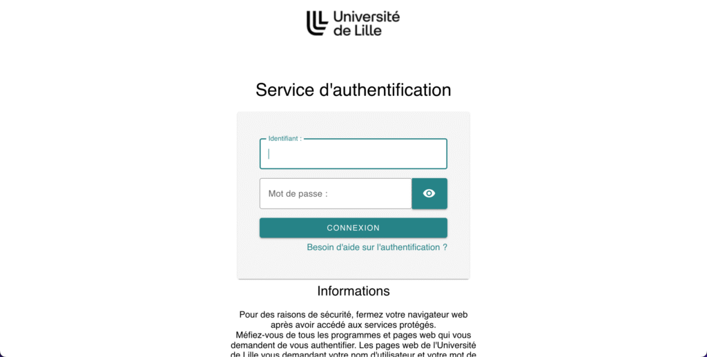 Zimbra Univ Lille